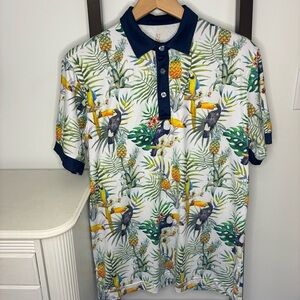 Men tucan golf shirt. Size medium.  Almost new condition! Anti odor/athletic